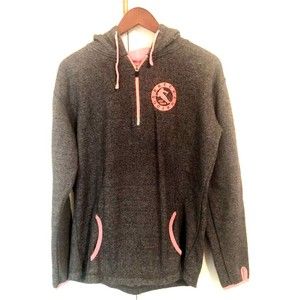 Valani Womens Hoodie Large Gray Breckenridge Colorado Skiing Logo